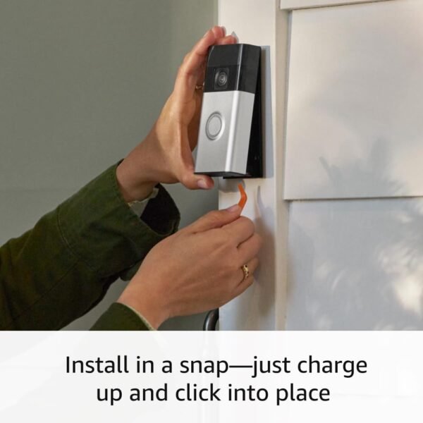 Ring Battery Doorbell, Head-to-Toe Video, Live View with Two-Way Talk, and Motion Detection & Alerts (2024 release), Venetian Bronze - Image 6
