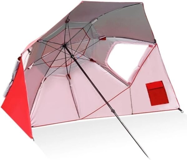 Sport-Brella Super-Brella SPF 50+ Sun and Rain Canopy Umbrella for Camping, Beach and Sports Events (8-Foot, Blue) - Image 4