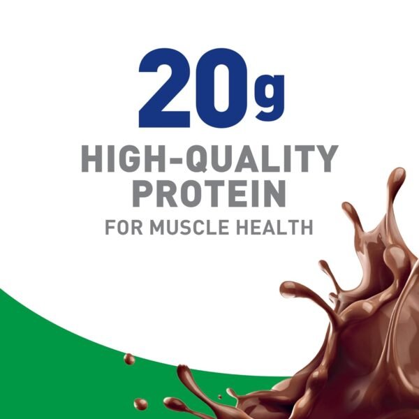 BOOST High Protein with Fiber Ready to Drink Complete Nutritional Drink, Rich Chocolate, 8 fl oz Bottle, 24 Pack - Image 6