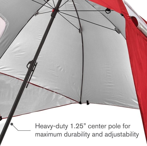 Sport-Brella Super-Brella SPF 50+ Sun and Rain Canopy Umbrella for Camping, Beach and Sports Events (8-Foot, Blue) - Image 5