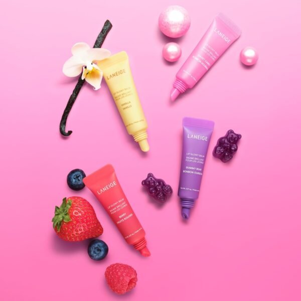 LANEIGE Lip Glowy Balm Hydrate, Glossy, Lightweight, Moisturize & Tint with Shea Butter - Image 2