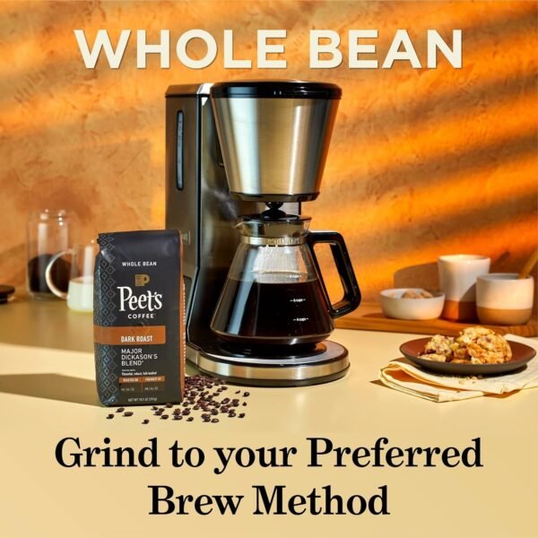 Peet's Coffee, Dark Roast Whole Bean Coffee - Espresso Forte 32 Ounce Bag - Image 5