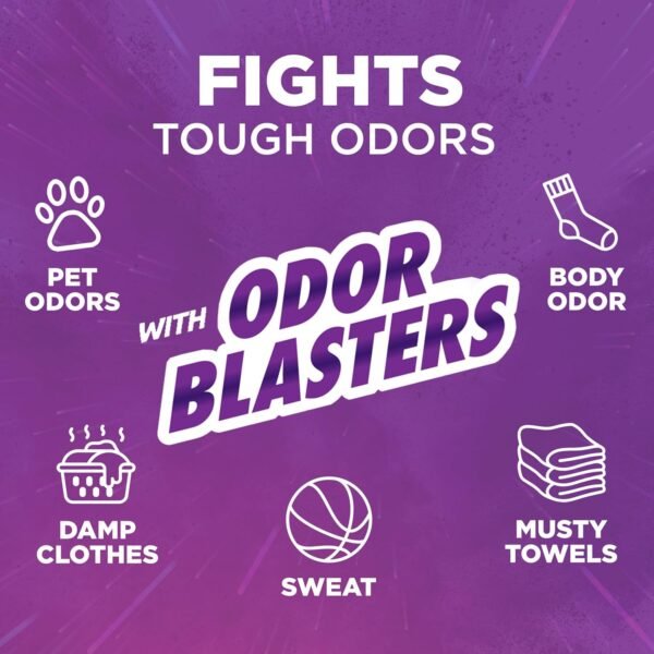Arm & Hammer Plus OxiClean Odor Blasters Fresh Burst, 128 Loads Liquid Laundry Detergent, 166.5 Fl oz - Image 6
