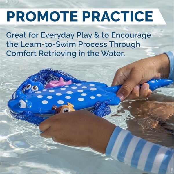SwimWays Disney Finding Dory Mr. Ray's Dive and Catch Game, Bath Toys and Pool Party Supplies for Kids Ages 5 and Up - Image 5