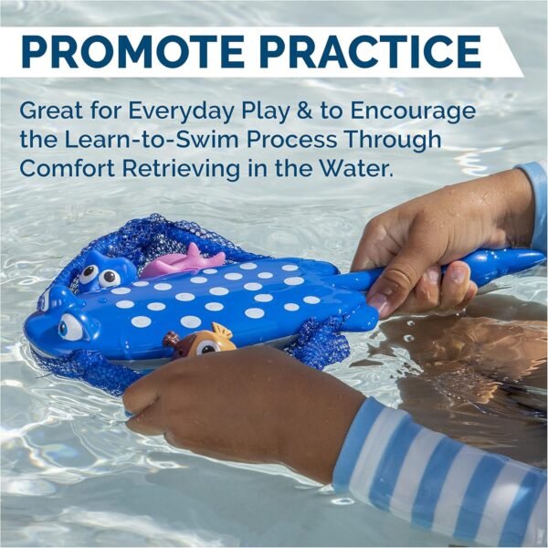 SwimWays Disney Finding Dory Mr. Ray's Dive and Catch Game, Bath Toys and Pool Party Supplies for Kids Ages 5 and Up - Image 6